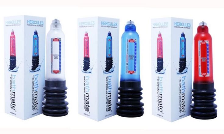 Hydro pumps for penis enlargement